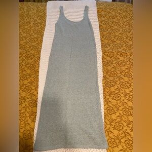 Zara Mint Green Sheath Midi Dress Casual